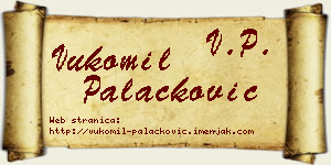 Vukomil Palačković vizit kartica